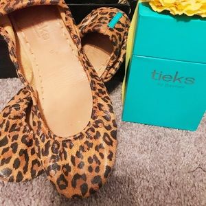Tieks Leopard Print Italian Leather